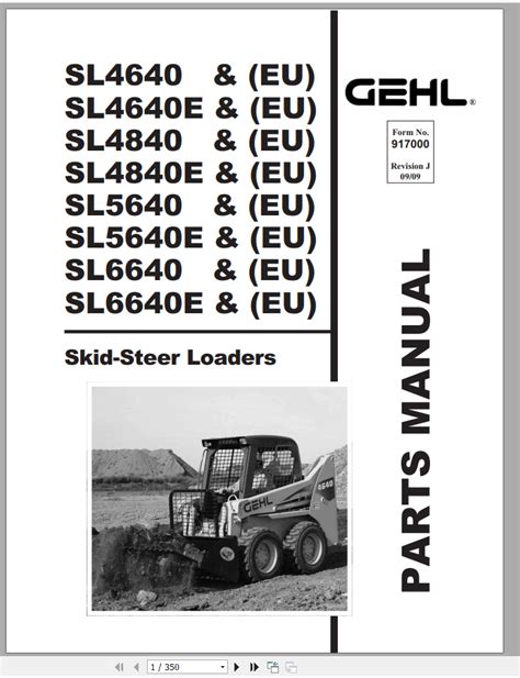 skid steer loader parts manual|gehl skid steer manuals free.